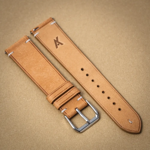 Badalassi Carlo Trio Bone White pasek do zegarka ręcznie robiony8