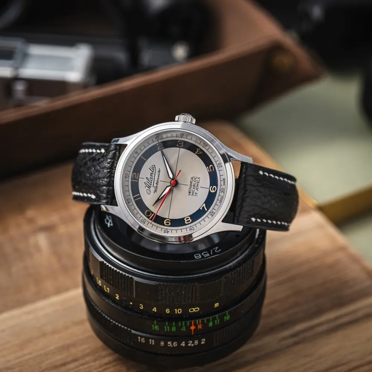 Walpier Dollaro Black White pasek do zegarka robiony ręcznie5