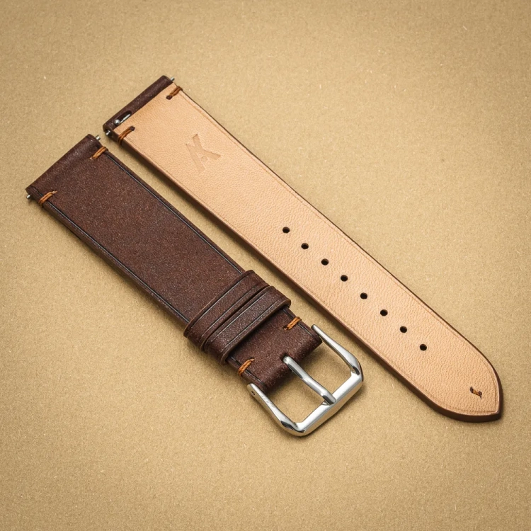 Badalassi Carlo Trio TobaccoBrown pasek do zegarka tył