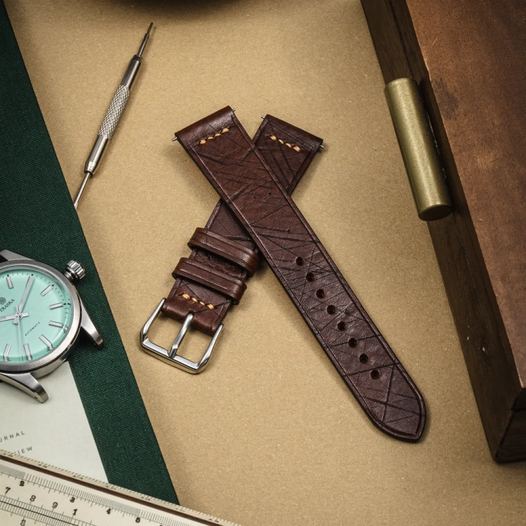 Badalassi Carlo Ecbatana TabaccoCamel – pasek do zegarka traska