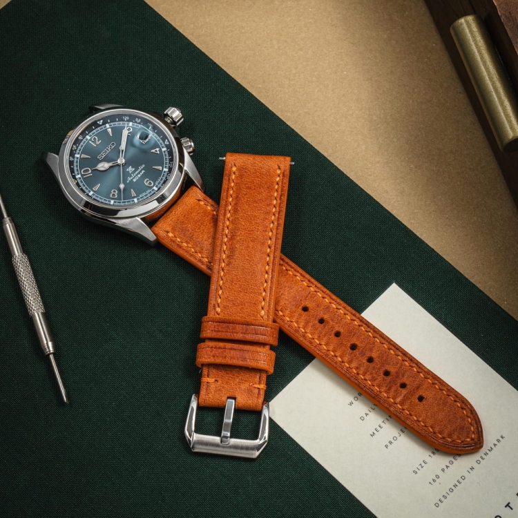 Tempesti Baku FienoOrange – pasek do zegarka seiko