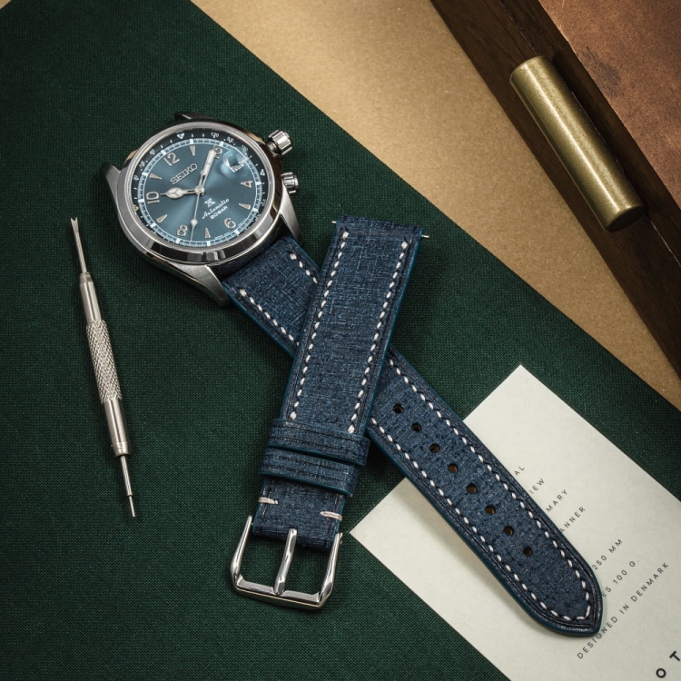 Tempesti Babele NavyWhite – pasek do zegarka seiko