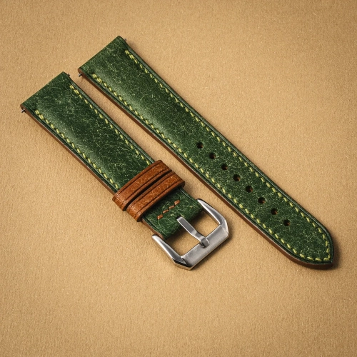 zielony-pasek-do-zegarka-recznie-robiony-double