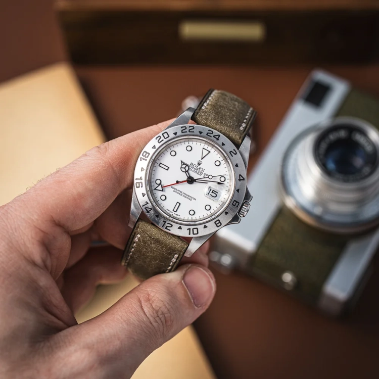 szary-pasek-do-zegarka-double-rolex-20-mm