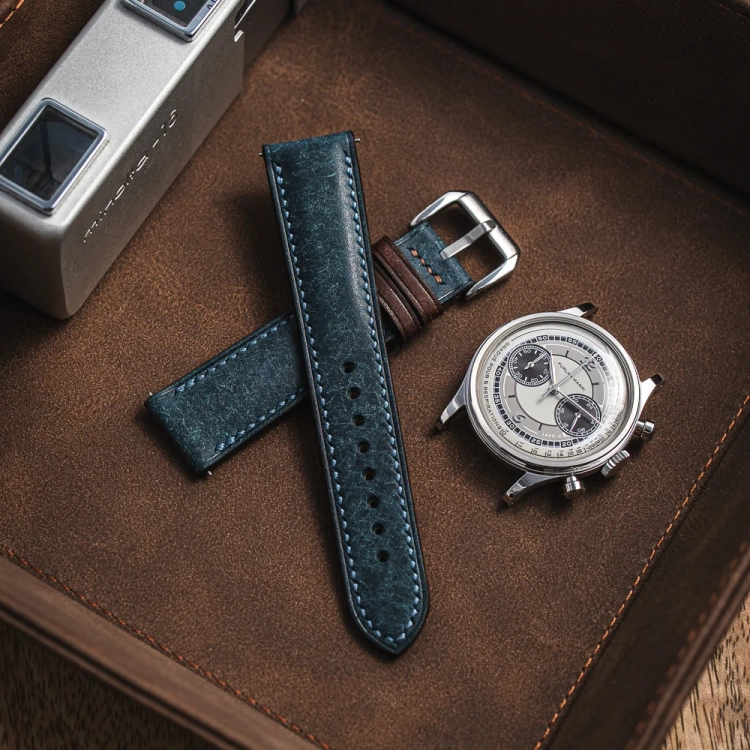 niebieski-pasek-do-zegarka-double-na-zamowienie